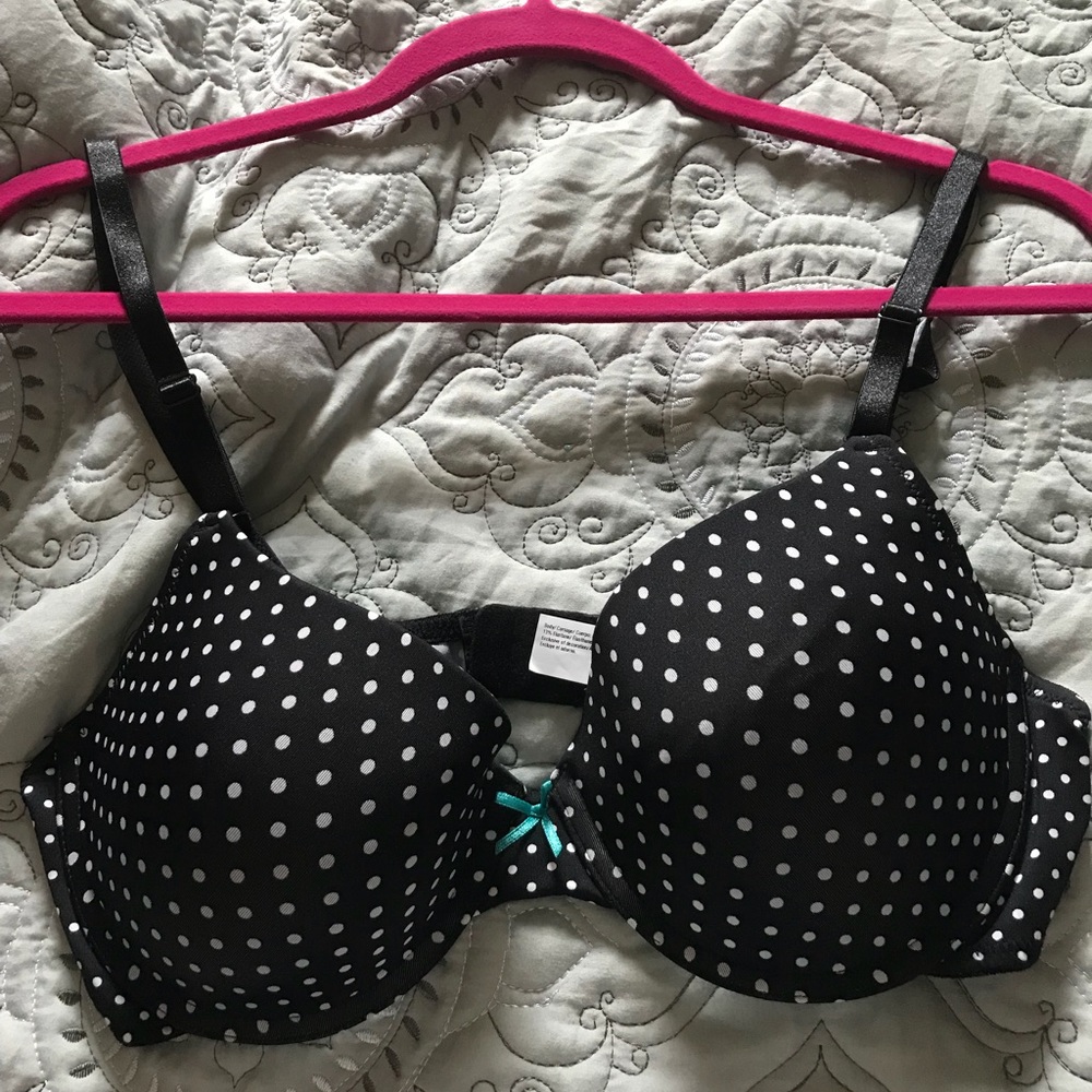 NWOT Maidenform polka dot push up bra